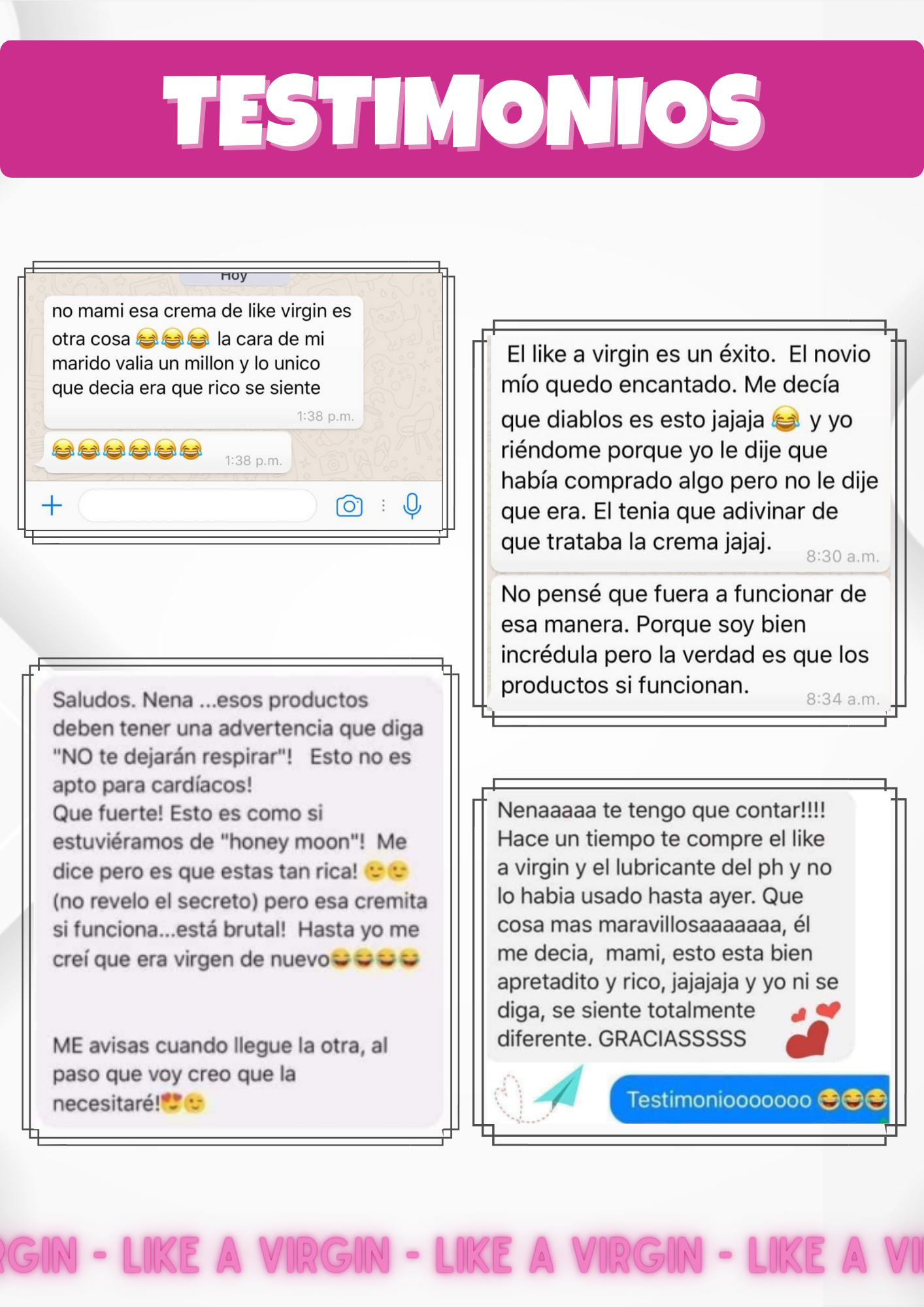 Like A Virgin (17) - Precio Aliadas