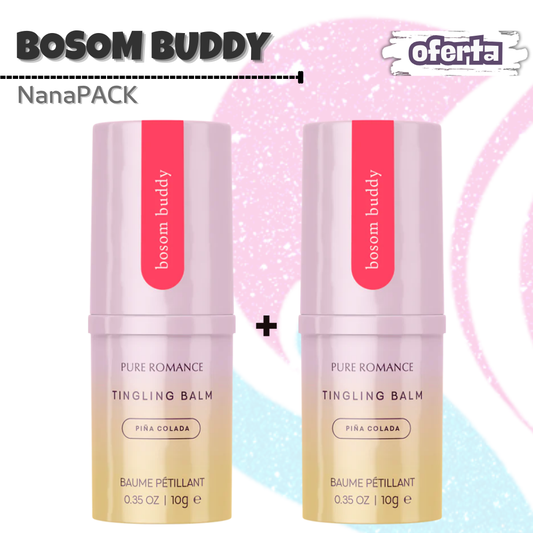 Con Bosom Buddy, transforma tus juegos previos en una experiencia más intensa y deliciosa. Disfruta de la sensación de hormigueo y el sabor irresistible, mientras mantienes tu piel suave e hidratada.