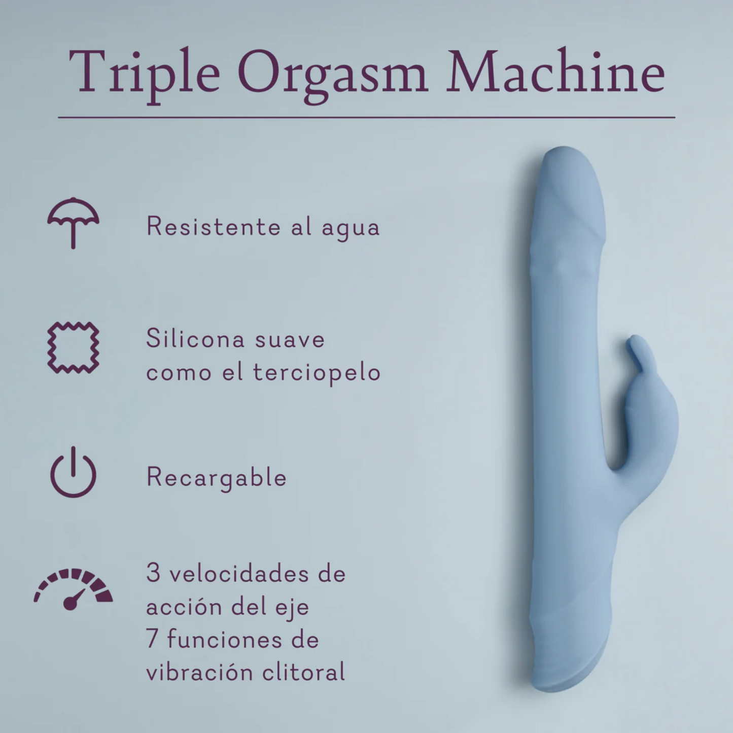 Triple Orgasm Machine (TOM) (73) - FREE SHIPPING - Fiestas by Nana, LLC